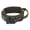 thumbnail image 1 of Dog Collar Adjustable Durable Cotton Puppy Pet Collars with Metal Buckle for Dogs Army GreenXL, 1 of 4