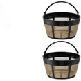 thumbnail image 1 of YSTIANN 2 packs 8-12 Cup Reusable Basket Coffee Filter for Hamilton Beach Makers - BPA Free Permanent Replacement Filter Fits Most Hamilton Beach Brewers WJ94-2856, 1 of 7