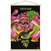 Trippie Redd - Miss the Rage Wall Poster with Magnetic Frame, 22.375" x 34"