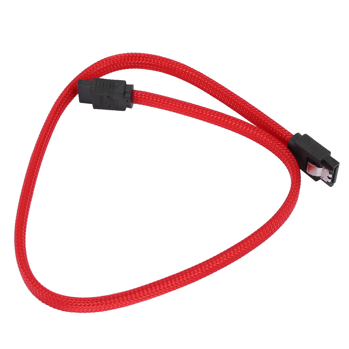 20pcs 50CM 3.0 III SATA3 7Pin 6Gb/S SSD Cables HDD Hard Disk Data Cord with Nylon Sleeved Premium Version
