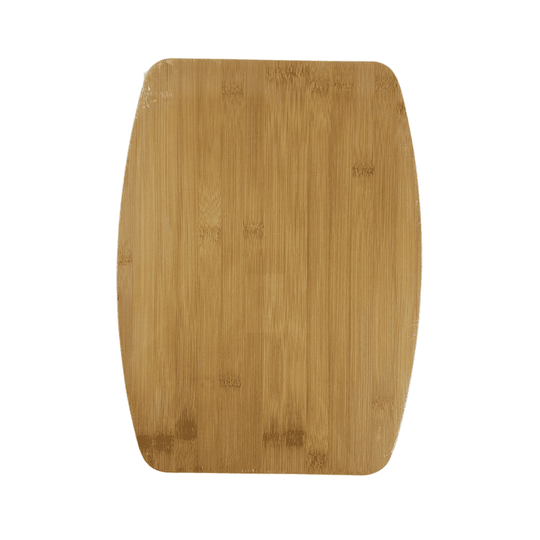 Set of 12, Bulk Round Edge Plain Bamboo Cutting Board for
