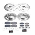 thumbnail image 3 of PowerStop Front and Rear Z23 Evolution Sport Carbon-Fiber Ceramic Brake Pad and Drilled & Slotted Rotor Kit Fits: HYUNDAI KIA Select Models K7581, 3 of 10