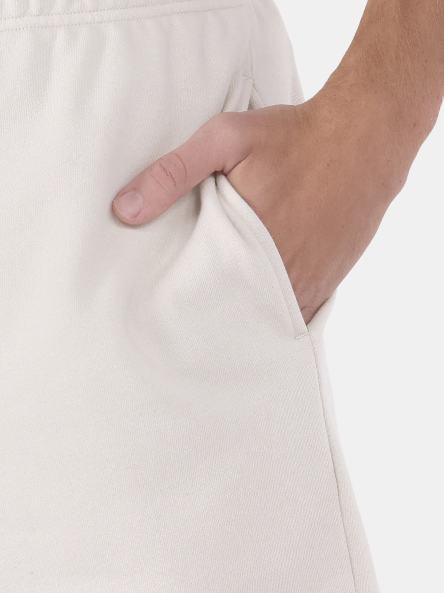 No Boundaries Soft Fleece Jogger Shorts, 6" Inseam, 2-Pack, Men's and Big Men's