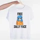 thumbnail image 3 of Camiseta con estampado de Sally Face para mujer, remera divertida de manga corta, tops informales de moda de verano para mujer, 3 of 5