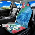 thumbnail image 4 of Uorisanigo Hawaiian Sea Turtle Car Front Seat Covers Automobile Front Seat Covers Waterproof Front Seats Only Easy Installation Universal for Auto Truck Van SUV 2 Pcs, 4 of 7