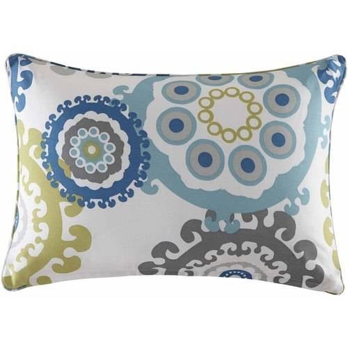 Home Essence Marina Medallion 3M Scotchgard Outdoor Oblong Pillow