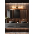 thumbnail image 4 of Z-Lite 1020-32W-Led Warwick 2 Light 33" Wide Bath Bar - Gold, 4 of 7