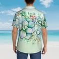 thumbnail image 6 of Balery Men'S Summer Hawaiian Shirts Short-Sleeve Design Name Printed Casual Shirts - Size Name, 6 of 9
