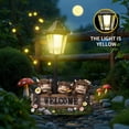 thumbnail image 4 of CARRFA Solar Garden Statues - Welcome Solar Lamp with Adorable Highland Cow Figurines for Patio, Yard, Garden Ornaments, 4 of 10