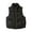 Black, variant on IMENGL Casual solid zipper pocket loose sleeveless vest coat jacket, Black M, Size M-2XL
