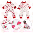 thumbnail image 4 of Pyjamas pour Chiots Ensemble 2 Pcs - Pyjamas Mignons pour Chats Grenouillère Douce pour Chiots Grenouillère Confortable pour Chiots et Chats (S Bleu-Rouge), 4 of 5