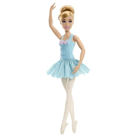 Disney Princess Toys, Ballerina Cinderella Doll, Poseable Ballet Toy [Walmart Exclusive]