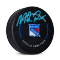 thumbnail image 1 of Mike Richter Rondelle Officielle des New York Rangers Autographiée, 1 of 2