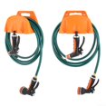 thumbnail image 3 of Hose Holder Wall Mounted Metal Hose Rack Hose Rack Heavy Duty Water Hose Holder, 3 of 7
