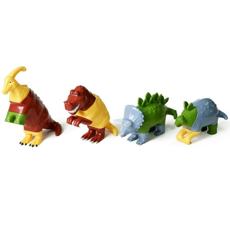 UPC: 0755828620106 | Popular Playthings Magnetic Mix or Match Dinosaurs Action Figure Set  4 Pieces