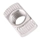 thumbnail image 3 of Tuerca de Cabeza de Martillo Con Ranura en t de 50 piezas, sujetador de acero al carbono niquelado para perfil de aluminio con perfiles de extrusión de aluminio, 3 of 7