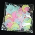 thumbnail image 4 of 100Pcs Moons Stars Glow In The Dark Home Room Decals Kids Bedroom Decoration, 4 of 7