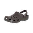 thumbnail image 1 of Crocs Men's Classic Chocolate Ankle-High Rubber Sandal - 5M, 1 of 3