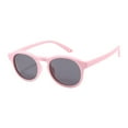 thumbnail image 2 of Frwgonr Kids Polarized Sunglasses for Boys Girls Unbreakable Frame Teen Youth Child Sport Baseball Beach Glasses Pink, Size 2T-12, 2 of 3