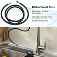 thumbnail image 6 of 68-inch Pull-Down Kitchen Faucet Hose, Bright Chrome-Plated, Replacement for Faucet K-1219935-BC, 6 of 7