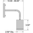 thumbnail image 3 of Access Lighting 1 Light LED Wall Or Ceiling Spotlight in Matte Black Color, 3 of 13