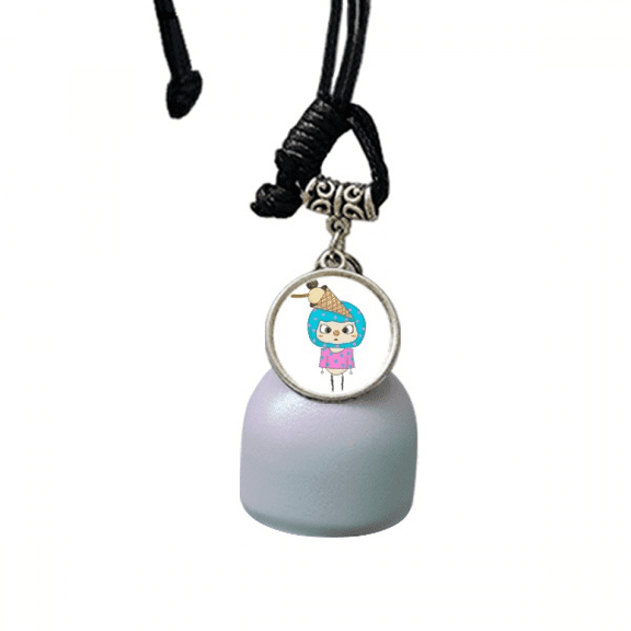 Food Icecream Ice Sweet Summer Cool UU Wind Chimes Bell Car Pendant