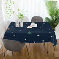 thumbnail image 3 of Yayeee Tablecloths 54" x 54" Rectangle Wrinkle Resistant Party Table Cover, Christmas Whimsy, 3 of 8