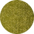 thumbnail image 1 of Ahgly Company Indoor Round Oriental Yellow Industrial Area Rugs, 6' Round, 1 of 4