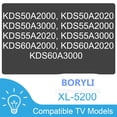 thumbnail image 4 of BORYLI TV Lamp Replacement XL-5200 with Housing for KDS-50A2000，KDS-50A2020，KDS-50A3000，KDS-55A2000，KDS-55A2020，KDS-55A3000，KDS-60A2000，KDS-60A2020，KDS-60A3000, 4 of 4