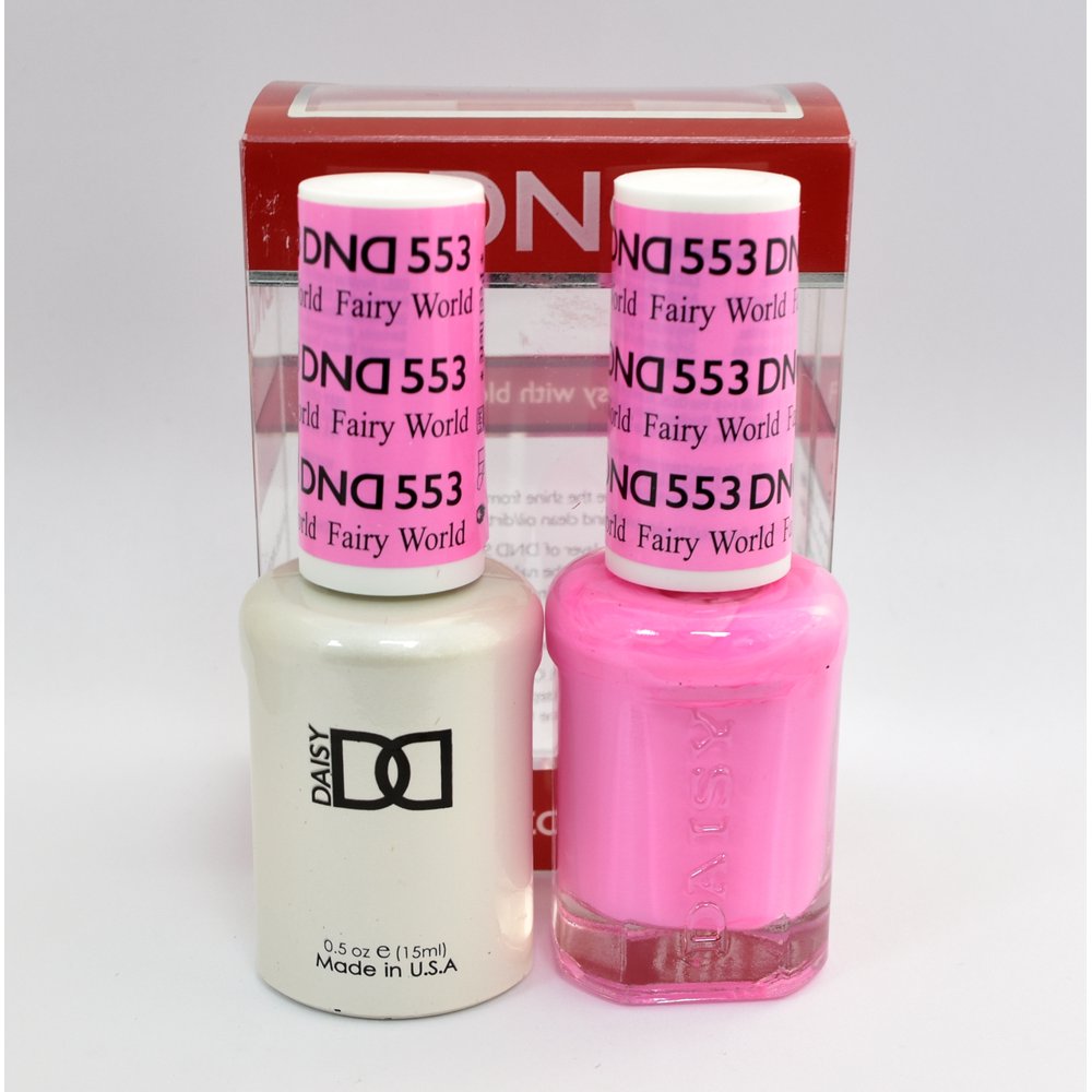 DND Nail Polish Gel & Matching Lacquer Set (553 World Fairy