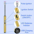 thumbnail image 5 of KEINXS 3Pcs Candle Accessory Set, Rechargeable Electric Lighter with LED Battery，Candle Wick Trimmer, Candle Wick Dipper, 5 of 9