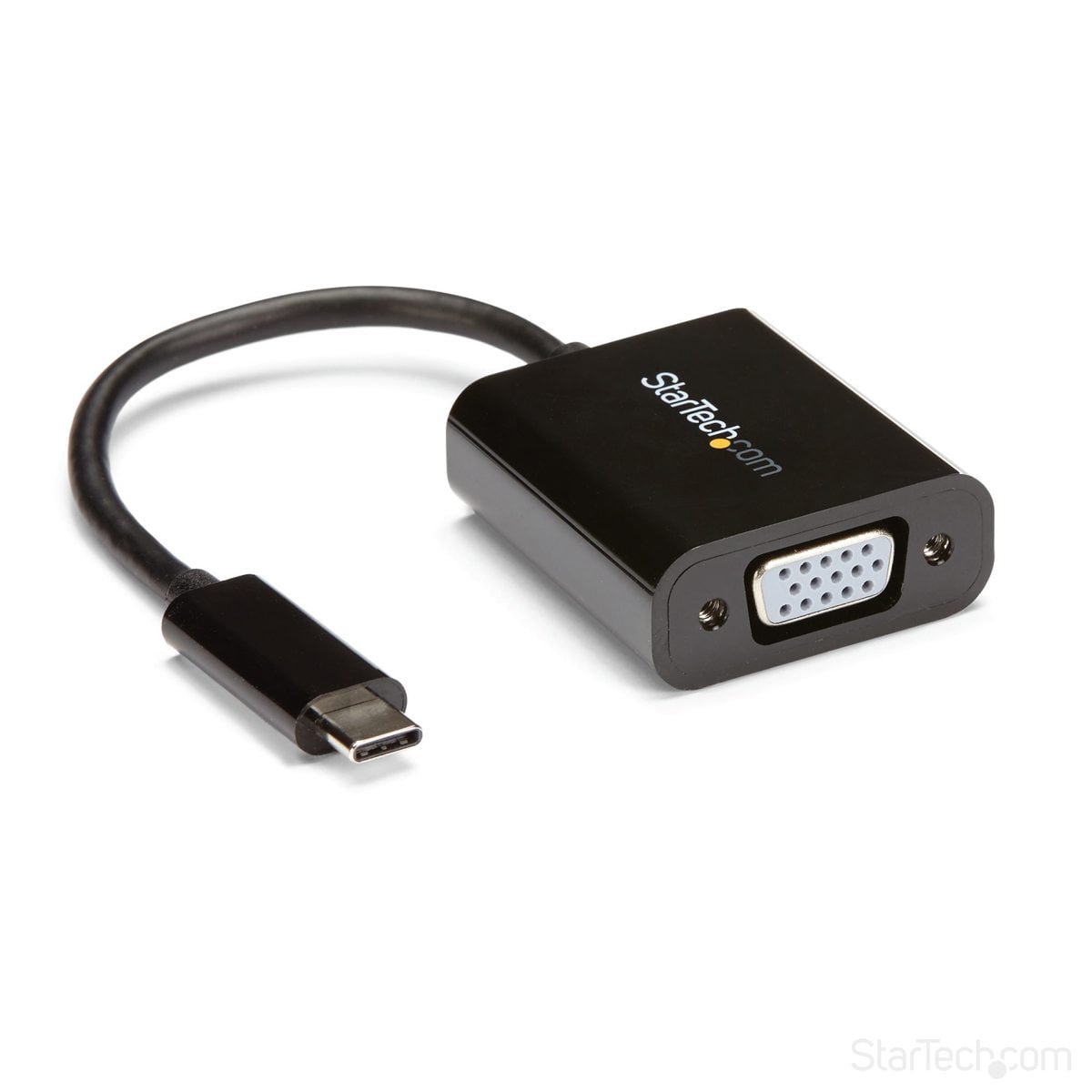 StarTech.com USB-C to VGA Adapter Black