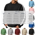 thumbnail image 6 of qafoshin Mens Trendy Patchwork Sweatshirt Crew Neck Long Sleeve Shirts Fall Winter Casual Loose Pullover Tops with Pocket, 6 of 6