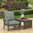 thumbnail image 3 of ARDEN Outdoor Deep Seat Cushion Set, 24 in x 24 in, Weather-Proof, Rain-Proof, Fade Resistant Patio Cushion for Chair, Sofa, and Couch Sage King Palm, 3 of 9