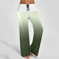 thumbnail image 2 of Sngxgn Wide Leg Pants for Women Casual High Waist Pants Loose Trousers(Green,XXL), 2 of 6