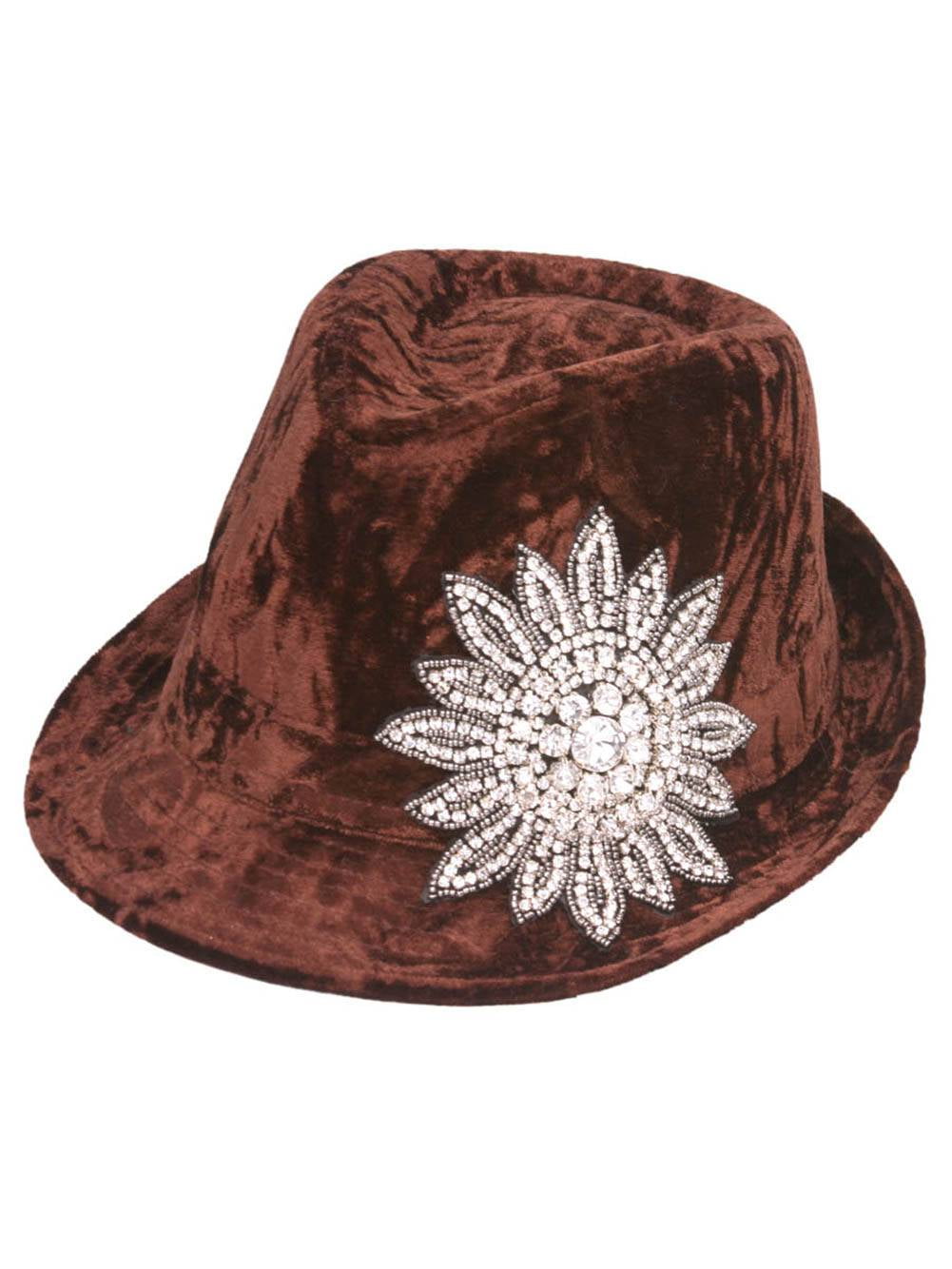 velvet fedora hat