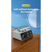 Wireless Charging Stand with Cable and Charger Magnetic wireless fast charging base, multifunctional interface charger