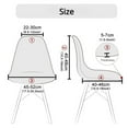 thumbnail image 3 of AIGIA Water-repellent Shell Chair Covers Jacquard Dining Room Chair Slipcover Modern Dining Chair Covers Stretchable Slipcovers, 3 of 10