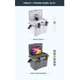 thumbnail image 7 of Pelican Elite 14 Qt  Hard-Sided Cooler with Removable Tray, Bottle Opener, White with Gray, 7 of 7