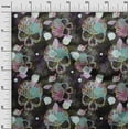 thumbnail image 3 of oneOone Silk Tabby Wine Fabric Skull Sewing Craft Projects Fabric Prints By Yard 42 Inch Wide, 3 of 5