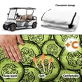 thumbnail image 6 of chaqlin Cartoon Cucumber Slice Pattern Golf Cart Seat Covers with Pockets, with Storage Pockets Golf Cart Seat Cover with Pockets Fit for 2-Seat Golf Carts, 6 of 8