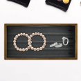 thumbnail image 3 of KLKCMS Solid Wood Flat Jewelry Tray, Rectangle Jewelry Display Tray, Drawer Dresser or E, 3 of 9