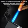 thumbnail image 5 of Torch Lighter under $5! CQCYD Direct Blue Flame Windproof Metal Lighter, Refillable Butane Torch with Adjustable Flame, Outdoor and Indoor Use for Candles, 5 of 9