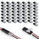 thumbnail image 2 of Conector Enchufable de Doble Cable de 150 Piezas con Hebilla de Bloqueo, Conectores Enchufables Terminal de Cable Compacto Universal de 2 Pines y 2 VíAs, 2 of 3
