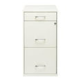 thumbnail image 4 of Space Solutions 3 Drawer Letter Width Vertical File Cabinet with Pencil Drawer, Pearl White, 4 of 5