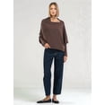 thumbnail image 3 of Women'S Fall Sweaters 2025 Casual Long Batwing Sleeve Loose Off Shoulder Knit Pullovers Jumper Tops Brown One size, 3 of 7