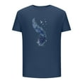 thumbnail image 4 of Shirts for Men under $5 Short Sleeved Round Neck Casual Printed Shirt, 4 of 4