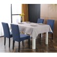 thumbnail image 2 of Dining Chair Cover Set of 4 Stretch Knitted Dining Chair Slipcovers Removable Washable Chair Protector Covers for Dining Room Home Wedding Banquet Party Hotel (Dark Blue), 2 of 8