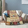 thumbnail image 7 of Gifts For Social Worker Blanket Gifts For Kids Adults - Lightweight Throw Blanket For Bedroom Living Room Decor Soft Fuzzy Fleece Cozy Plush Bed Couch 60"X50", 7 of 7