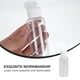 thumbnail image 4 of Frasco de muestra de plástico vacío de 50 ml, con tapa, ideal para emulsión de gel de ducha y agua emoliente (tapas de colores aleatorios), 4 of 7